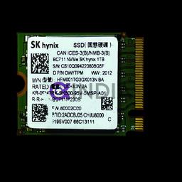 1 TB M.2 NVME 2230 SSD hynix