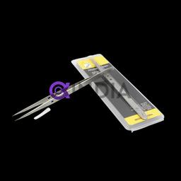 Ahuja 12S Tweezer Heavy Duty 166Mm Long 9.3Mm Width Non-Magnetic Stainless Steel Pointed