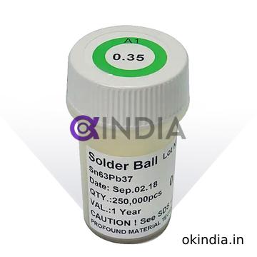 BALLS 0.35 BGA SOLDER BALLS FOR REBALLING BGA REWORK REPAIR TOOLS DIAMETER: 0.35MM 2.5 LAC
