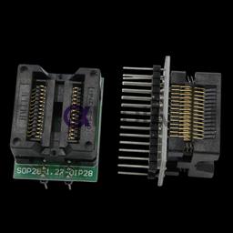 Bios Head Soic28 Sop28 To Dip28 Programmer Adapter Socket Body Width 7.5Mm 300Mil