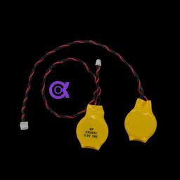 Cmos Battery 2 Pin Wire Sp Cr2032 3.0V 19E Yellow Color