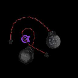 Cmos Battery 2Pin Wire Kp Cr2032 3.0V 24H Black Color