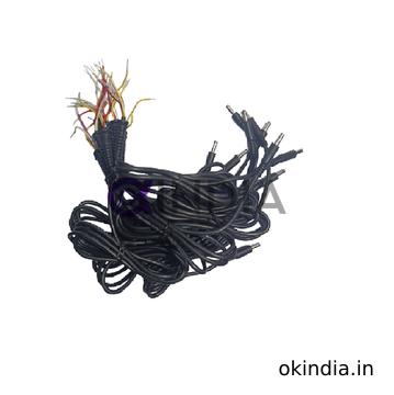 Dell 45Watt Laptop Dc Cable 19.5V 2.37 Adaptor Dc Cable Black Tip Size: 4.5Mm 3.0Mm