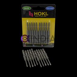 Electric Screw Driver Bits 10Set Plus Steel Bit Set Magnetic Hoki