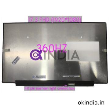 Gaming Laptop Screen 17.3 Fhd 1920X1080 40Pin Narrow Ips 360Hz Laptop Screen