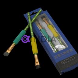 Glue Removal Master Brush Te-154 Esd Cleaning Brush Two Set Steel Bristles For Different Use Needs Easy To Remove Brush