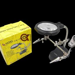 Helping Hand Soldering Stand Magnifying Lamp 5 In 1