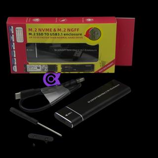 M.2 Nvme And M.2 Sata Ngff Enclosure Combo Use Gen 2 Usb 3.1 M.2 Ssd External Ssd Drive C Type To Usb Adapter