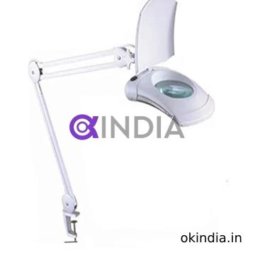 Magnifying Glass With Light Led Clamp Stepless Teble Stand big lamp 6022 48LED 8Watt 360 Degree Rotated Table