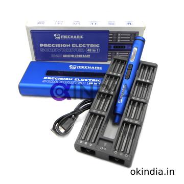 Mechanic Es480 48In1 Multifunctional Precision Electric Screwdriver Set And Chargeable Screw Driver