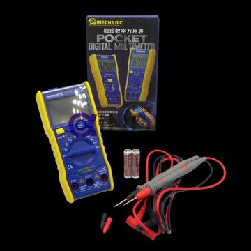 Mechanic Siv119 Pocket Digital Multimeter With Two Battery And Pointed Probe Automatic Multimeter