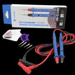 Sunshine Ss-024B Multimeter Probe Interchangeable With Two Pairs Of Nibs 150 Strands Of Copper Wire