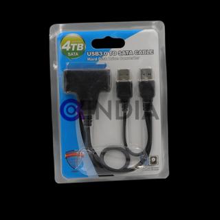 Usb 3.0 To Sata Cable Hard Disk Drive Converter For Laptop Harddisk Hdd Ssd 2In1